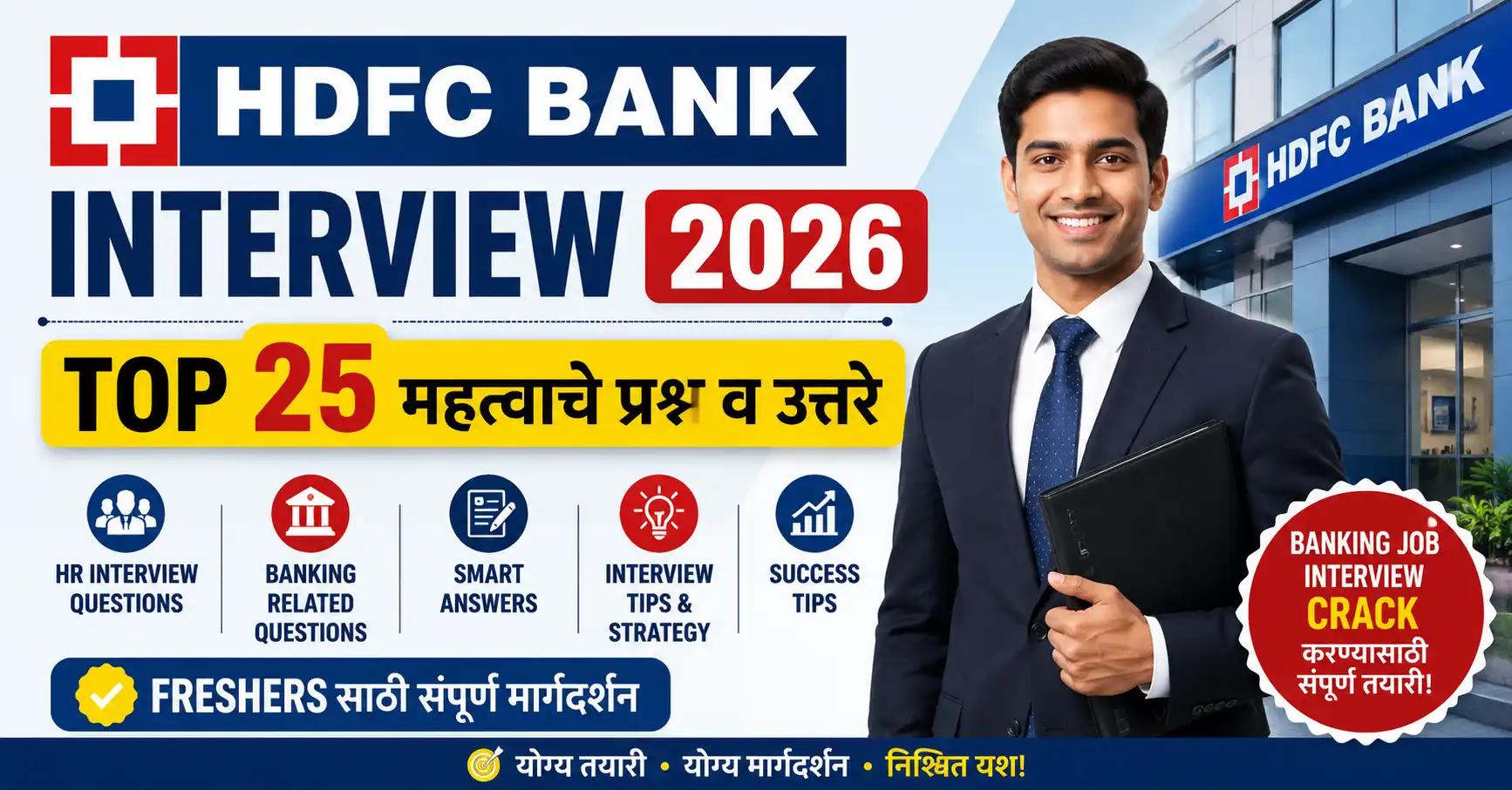 Top 25 HDFC Bank Interview Questions and Answers 2026